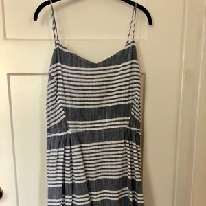 Old Navy Dress - Denim Blue & White